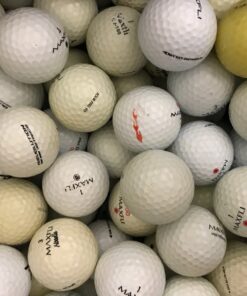 Nitro Shag Practice Golf Balls Bag with Assorted Golf Ball Brands and Models Grade AA for Practice - 96 Balls - Assorted (PRAC96ONB) 18 81wUalGmhmL