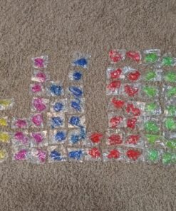 Adorox 72 Pieces Vinyl Glitter Sticky Hands Party Favor Birthday Gifts Toys Goodies (1 1/4" Long) 37 81wWIFVsHNL