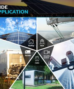 ACOPOWER HY010-12M 10 Watt 10W Mono Solar Panel for 12V Battery Charging RV Boat, Off Grid 34 81wYImRP L