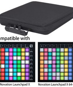 co2CREA Hard Travel Case Replacement for Novation Launchpad X Grid Controller/X Ableton Live 8x8 64 Backlit RGB Pads Grid Controller Launchpad X Grid / X Ableton Case 15 81wYUu2bJ3L