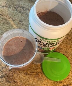 Orgain Organic Vegan Protein Powder, Creamy Chocolate Fudge - 21g Plant Based Protein, Gluten Free, Dairy Free, Lactose Free, Soy Free, No Sugar Added, Kosher, For Smoothies & Shakes - 2.03lb 20 Servings (Pack of 1) 41 81wYz3KMbQL 2