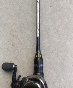 Entsport E Series - Camo Legend 2-Piece 7-Feet Casting Rod 24 Ton Carbon Fiber Baitcasting with 2 Tips - Medium and Medium Heavy Portable Bass Fishing Rod Baitcaster 41 81wddgia ZL