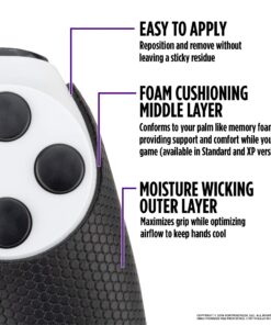 KontrolFreek Performance Grips for Playstation 4 (PS4) Controller (Nightfall Black) Nightfall Black 25 81wgmPRsL