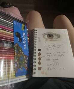 Prismacolor Scholar Colored Pencils, 60 Pack (Color assortment may vary) 60 Count 45 81wh9S1 dBL