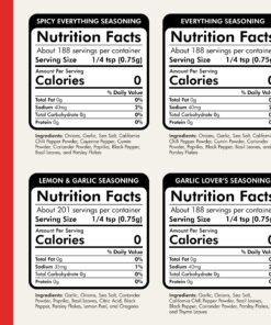 Flavor God Classic Seasoning Combo Pack - 4 Spices For Cooking Chicken, Beef, Seafood & Eggs Classic Combo 5.00 Ounce (Pack of 4) 23 81whiP mFaL 1