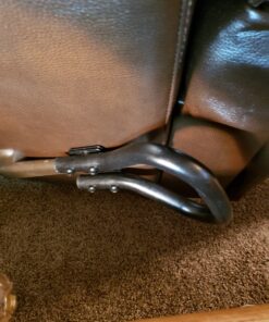 Stander Recliner Lever Extender, Oversized Grip Handle Adapter for Adults, Seniors, and Elderly, Extension Handle with Large Ergonomic Curve Grab Bar, Compatible with Wooden Recliner Handles - Black Standard 27 81whlPw5vL