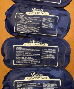 Medvice 2 Reusable Hot and Cold Ice Packs for Injuries, Joint Pain, Muscle Soreness and Body Inflammation - Reusable Gel Wraps - Adjustable & Flexible for Knees, Back, Shoulders, Arms and Legs 32 81wiZqAJ3L 1