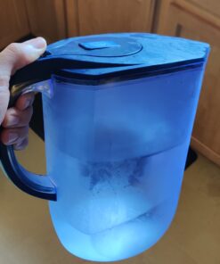 Ehm Ultra Premium Alkaline Water Filter Pitcher - 3.8L, Activated Carbon Filter- BPA Free, Healthy, Clean, & Toxin-Free Mineralized Alkaline Water in Minutes- Up to 9.5 pH-2023 blue 44 81wjGTcMOUL