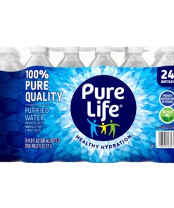 Nestlé Pure Life Purified Bottled Water, 16.9 Oz, Case Of 24 Bottles 16.9 Fl Oz (Pack of 24) 12 81wjzLmjSL