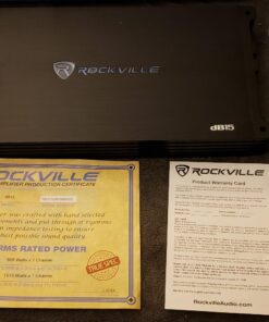 Rockville dB15 6000 Watt Peak/1500w RMS Mono 2 Ohm Amplifier Car Audio Amp 6000 Watt/1500w RMS 33 81wjzkNH1 L