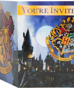 Unique Harry Potter Party Invitations, 5.38" X 3.82", Multicolor 6 81wkc4yQOUL