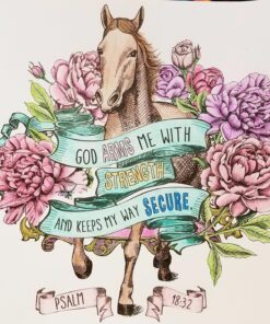 "Be Still" Inspirational Adult Coloring Therapy Featuring Psalms 67 81wlkBSUOrL