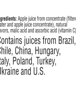 Tropicana 100% Juice, Apple Juice, 10 fl oz (Pack of 24) - Real Fruit Juices, Vitamin C Rich, No Added Sugars, No Artificial Flavors 10 Fl Oz (Pack of 24) 27 81wmXwEvoPL