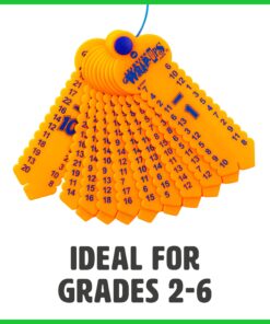 LEARNING WRAP-UPS SELF-CORRECTING Math Intro Key Kit with Self Correcting Math Problems for Kids Grade Level K-5 Intro Kit 20 81wmeU8vFsL