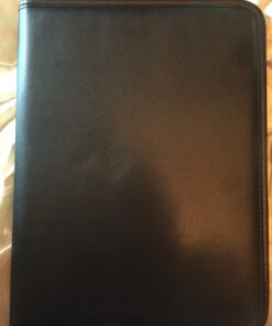 Samsill Professional Padfolio, Business Portfolio, Black, Includes 8.5 x 11 Writing Pad Full Size - 8.5x11 1 Pack 49 81wowOT8FtL