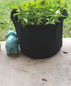 Ming Wei Garden Plant Bags / 6-Packs 5 Gallon Grow Bags/Aeration Fabric Pots/Handles (Black) Black 26 81wrJ3jO8zL