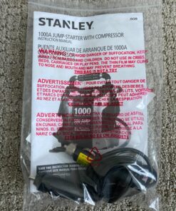 STANLEY J5C09 Portable Power Station Jump Starter 1000 Peak Amp Battery Booster, 120 PSI Air Compressor, USB Port, Battery Clamps 1,000 Peak Amps 70 81wrhnQ43fL