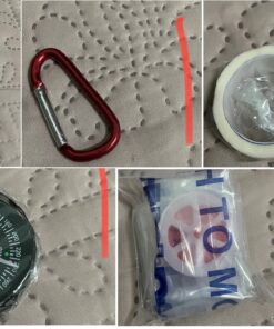 Professional 300 Piece (40 Unique Items) First Aid Kit | Emergency Medical Kits | Home, Business, Camping, Car, Office, Travel, Vehicle, Kids, Boat, Survival, Supplies 77 81wsHdsic0L