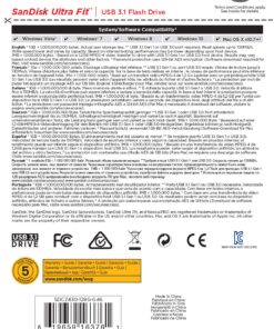 SanDisk Ultra Fit 128GB USB 3.0 Flash Drive - SDCZ43-128G-GAM46 24 81wsU8YsAwL