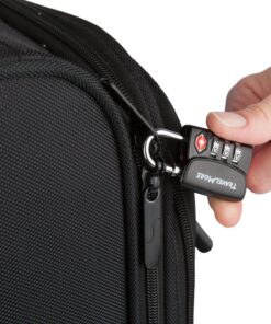 Open Alert Indicator TSA Approved 3 Digit Luggage Locks to Lock Travel Suitcase (2 Pack, Black) 2 Pack 13 81wsygfqoyL