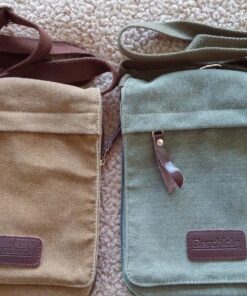 Berchirly Small Vintage Canvas Leather Messenger Crossbody Bag Pack Organizer Medium Coffee 17 81wyBr8JtyL