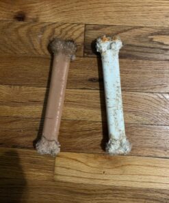 Nylabone Classic Power Chew Toys Twin Pack - Dog Toys for Aggressive Chewers - Tough & Durable Dog Bones for Large Dogs - Bacon and Chicken Flavors, Large/Giant (2 Count) Large/Giant - Up to 50 lbs. Variety 38 81x qMU7qEL 2