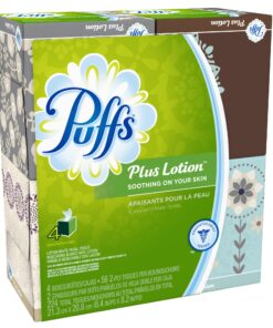 Puffs Plus Lotion Facial Tissues,4 count,pack of 6 Cubes 27 81x1qiXLlL