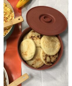 IMUSA USA Microwave Tortilla Warmer, 1 Pack, Brown 26 81x2klWWcSS