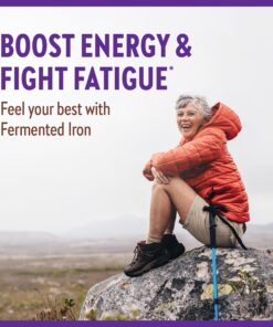 New Chapter Iron Supplement, Whole-Food Fermented Iron Complex Made with Organic Vegetables & Herbs + One Daily Non-Constipating Dose- 60ct, 2 Month Supply 60 Tablets 14 81x4lgP4TwL