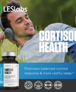 LES Labs Cortisol Health – Stress Relief, Balanced Cortisol Response, Relaxation & Deep Sleep – Phosphatidylserine, Magnesium, Magnolia Bark, Rhodiola Rosea & Ashwagandha – Non-GMO – 60 Capsules 20 81x6PrNlHzL 1