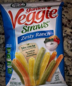 Sensible Portions Garden Veggie Straws, Ranch, Snack Size, 1 Oz (Pack of 24) Zesty Ranch 1 Ounce (Pack of 24) 21 81x74qzT6SL