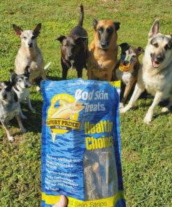 Savory Prime Cod Skin Fish Strips, 16-Ounce, No Artificial Color, All Breed Sizes (62016) 31 81x8T4aXUdL