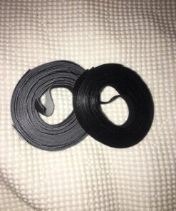 VELCRO Brand ONE WRAP Thin Ties | Strong & Reusable | Perfect for Fastening Wires & Organizing Cords | Black & Gray, 8 x 1/2-Inch | 25 Black + 25 Gray Ties 52 81x9PicnVVL