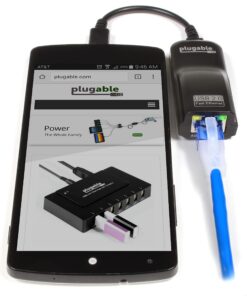 Plugable USB 2.0 OTG Micro-B to 100Mbps Fast Ethernet Adapter Compatible with Windows Tablets, Raspberry Pi Zero, and Some Android Devices (ASIX AX88772A chipset). 13 81xAKncwbsL