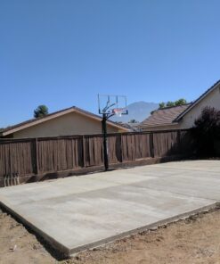 Silverback 54" and 60" In-Ground Basketball Systems with Adjustable-Height Tempered Glass Backboard and Pro-Style Breakaway Rim SB60 Basketball System 65 81xAhUGNO5L