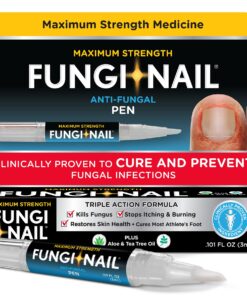 Fungi-Nail Pen Applicator Anti-Fungal Solution, Kills Fungus That Can Lead to Nail & Athlete’s Foot with Tolnaftate & Clinically Proven to Cure and Prevent Fungal Infections | 0.10 Fl Oz (Pack of 1) 0.10 Fl Oz (Pack of 1) 13 81xAxcd8UeL