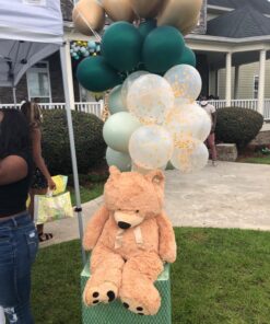 JOON Huge Teddy Bear With Ribbon, Tan 35 81xAxuC3ESL
