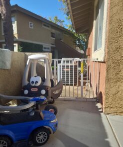 Regalo Easy Step 38.5-Inch Wide Walk Thru Baby Gate, Includes 6-Inch Extension Kit, Pressure Mount Kit, Wall Cups 38.5" Wide 38 81xBmIVLQeL