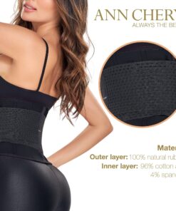 Ann Chery 2051 Latex Fit Women Waist Trimmer Belt for Weight Loss Lumbar Support,US L/EU 36 (Fits 31-32 Inch Waist),Black L/36 (Fits 31-32 Inch Waist) Black 13 81xBvnw C2L