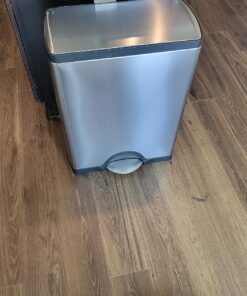 Simplehuman 50 Liter / 13.0 Gallon Rectangular Kitchen Step Trash Can, Brushed Stainless Steel 50 Liter Trash Can 41 81xC5p8bopL