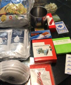 Wise Company Survival Kit, Food and Emergency Supply Backpack, Red 23 81xCe0duUGL