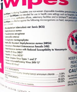 CaviWipes Metrex Disinfecting Towelettes Canister Wipes, 160 Count 8 81xCzuCkSYL