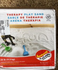 Sandtastik Sparkling White Play Sand, 25 lb (11.3 kg) - Fill Sandboxes, Sand Trays, Sensory Tables, Water Tables! Scoop, Mold & Pour This Premium Non-Toxic Sand 25-Pound 33 81xD476PG4L