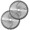 KNKPOWER 2pk 10" 40 Teeth Carbide Blades for Brush Cutter, Trimmer, Weed Eater Blade, Bore 1" 18 81xDqCwOshL