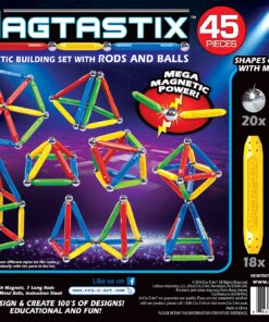 Alternative view of Cra-Z-Art Magtastix Balls & Rods Building Kit for 72 months to 1188 months, (45 Piece) (Package may vary)