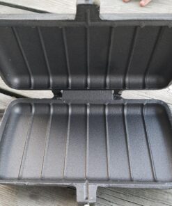 Rome's Double Pie Iron with Steel and Wood Handles, 1605 29 81xErTXt9XL