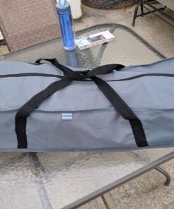 KingCamp Oversized Camping Folding Chair, High Back Heavy Duty Lumbar Support Padded Camp Chair with Cup Holder, Portable for Outdoor, Sports, Picnic Black/Mediumgrey 1 PACK 49 81xF51ELMCL