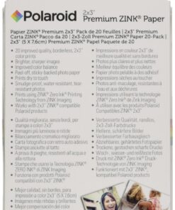 Alternative view of Zink Polaroid 2x3ʺ Premium Zink Zero Photo Paper 20-Pack - Compatible with Polaroid Snap/SnapTouch Instant Print Digital Cameras & Polaroid Zip Mobile Photo Printer 20 Pack Zink Paper