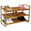 Oceanstar 3-Tier Bamboo Shoe Rack, Brown 21 81xMFqiVaOL
