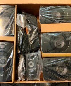 Logitech Z906 5.1 Surround Sound Speaker System - THX, Dolby Digital and DTS Digital Certified - Black 97 81xOFXTqwmL